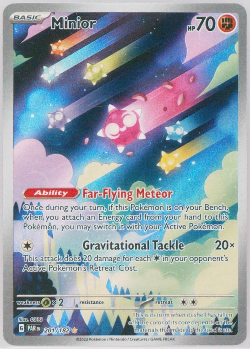 Minior Illustration Rare (201) 2023 Pokemon Par EN-Paradox Rift