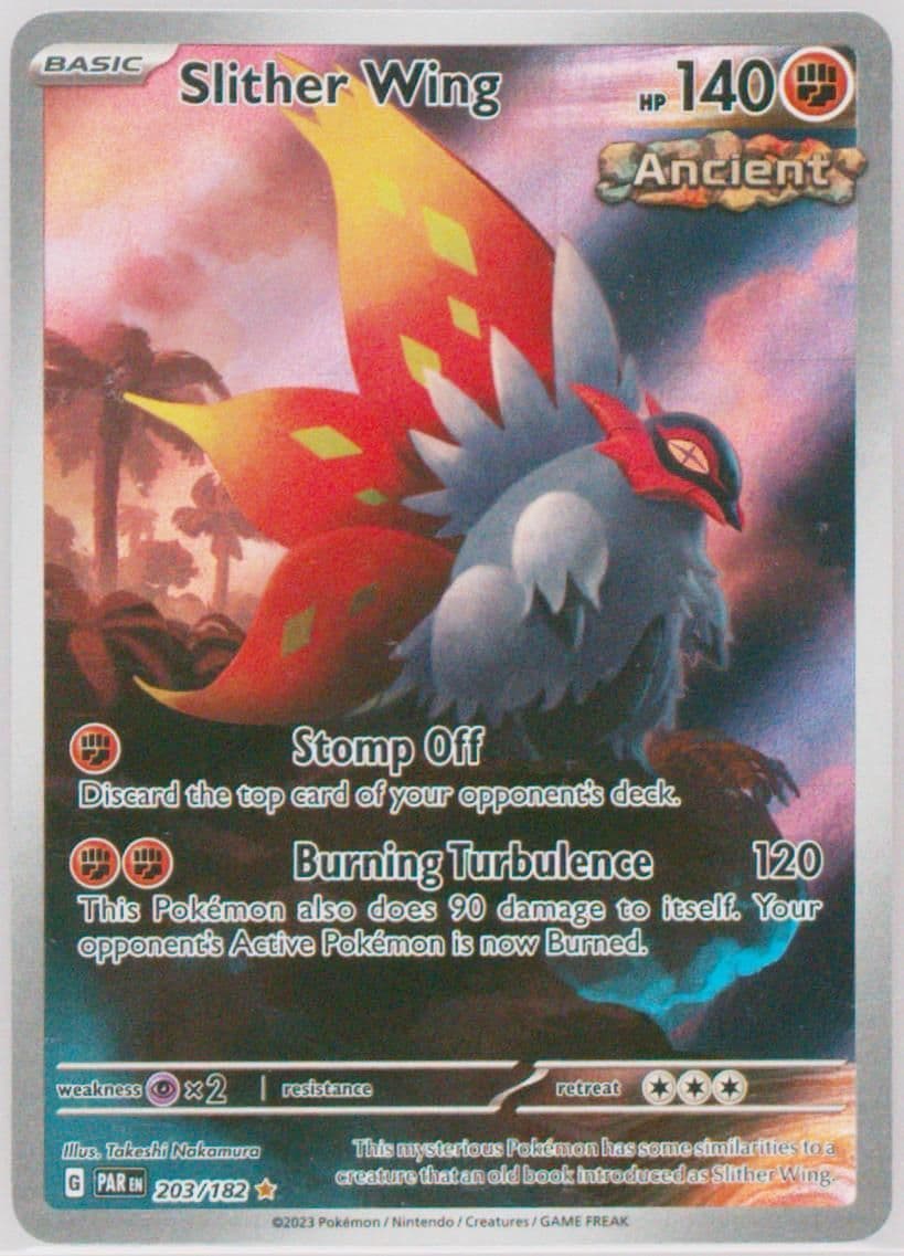 Slither Wing Illustration Rare (203) 2023 Pokemon Par EN-Paradox Rift