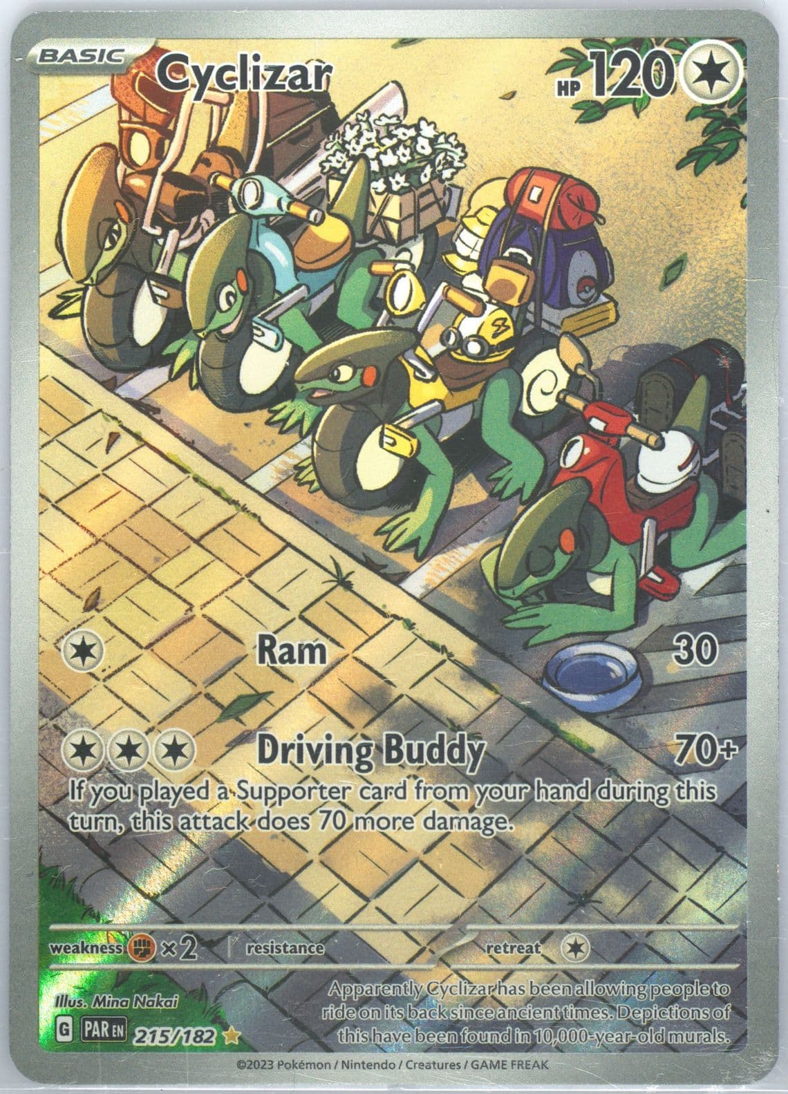 Cyclizar Illustration Rare (215) 2023 Pokemon Par EN-Paradox Rift