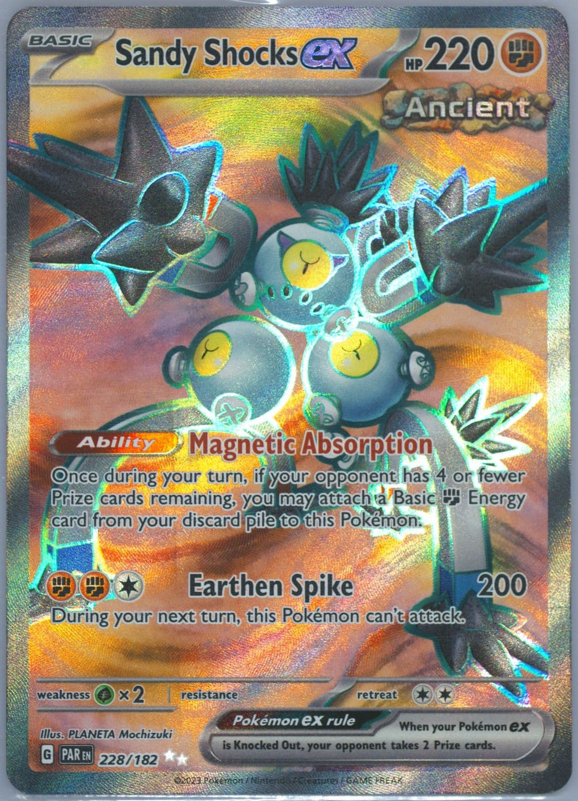 Sandy Shocks EX Ultra Rare (228) 2023 Pokemon Par EN-Paradox Rift