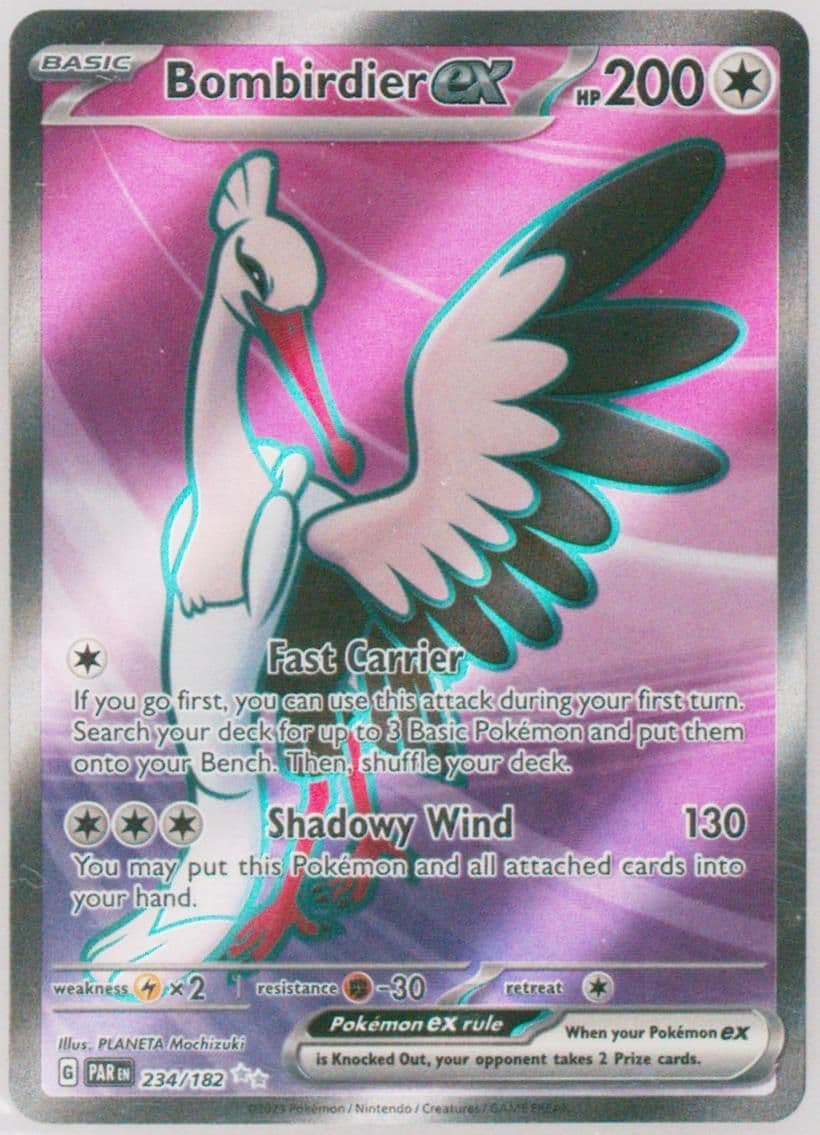 Bombirdier EX Ultra Rare (234) 2023 Pokemon Par EN-Paradox Rift