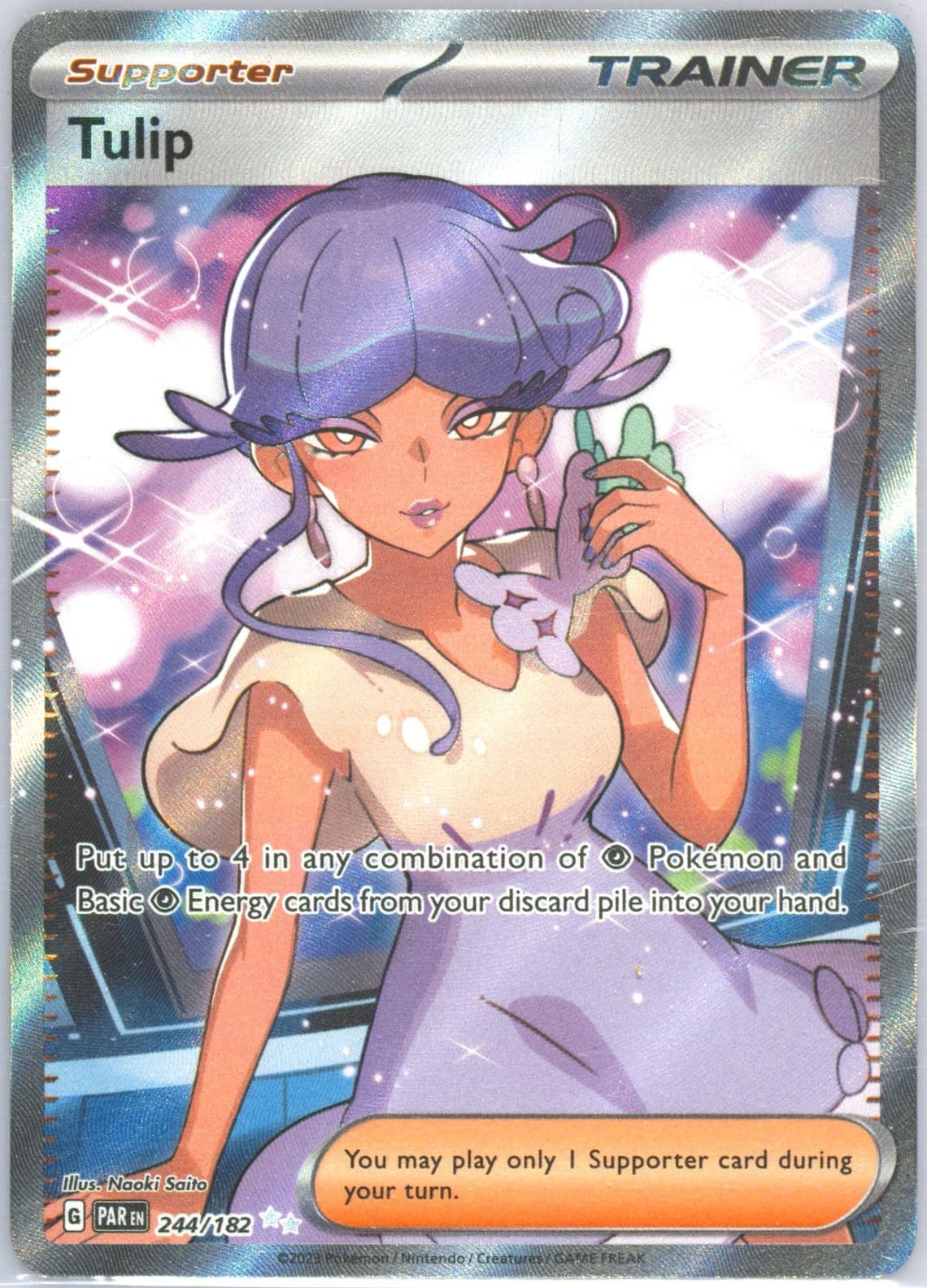 Tulip Ultra Rare (244) 2023 Pokemon Par EN-Paradox Rift