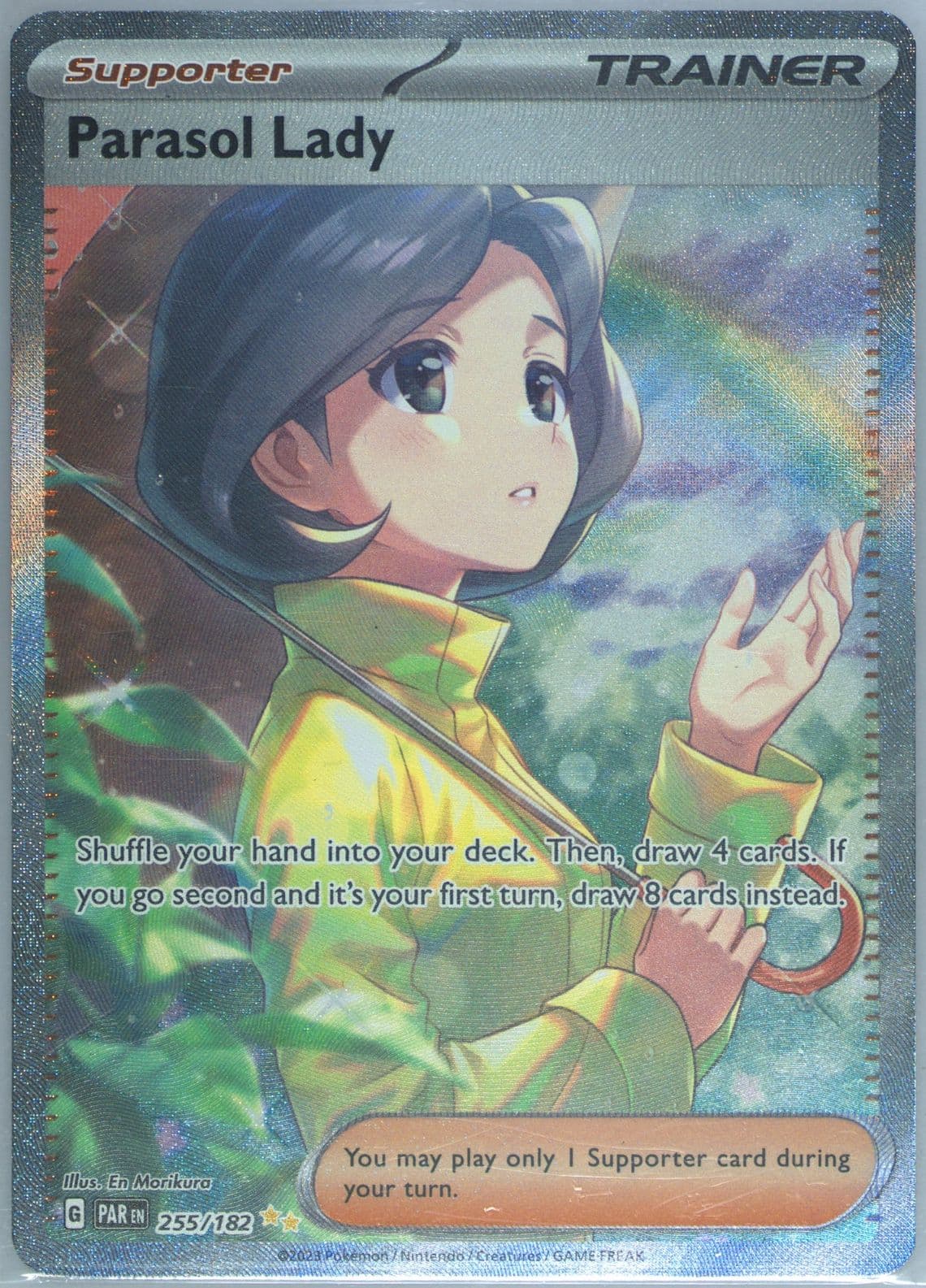 Parasol Lady Special Illustration Rare (255) 2023 Pokemon Par EN-Paradox Rift