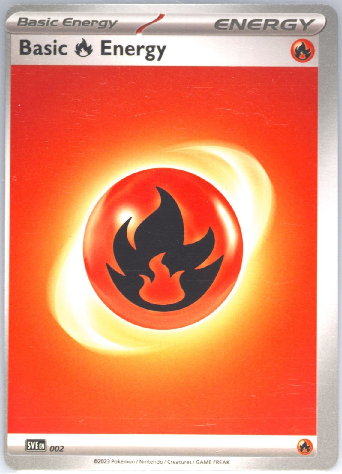 Basic Fire Energy (002) 2023 Pokemon Sve EN-Basic Energies