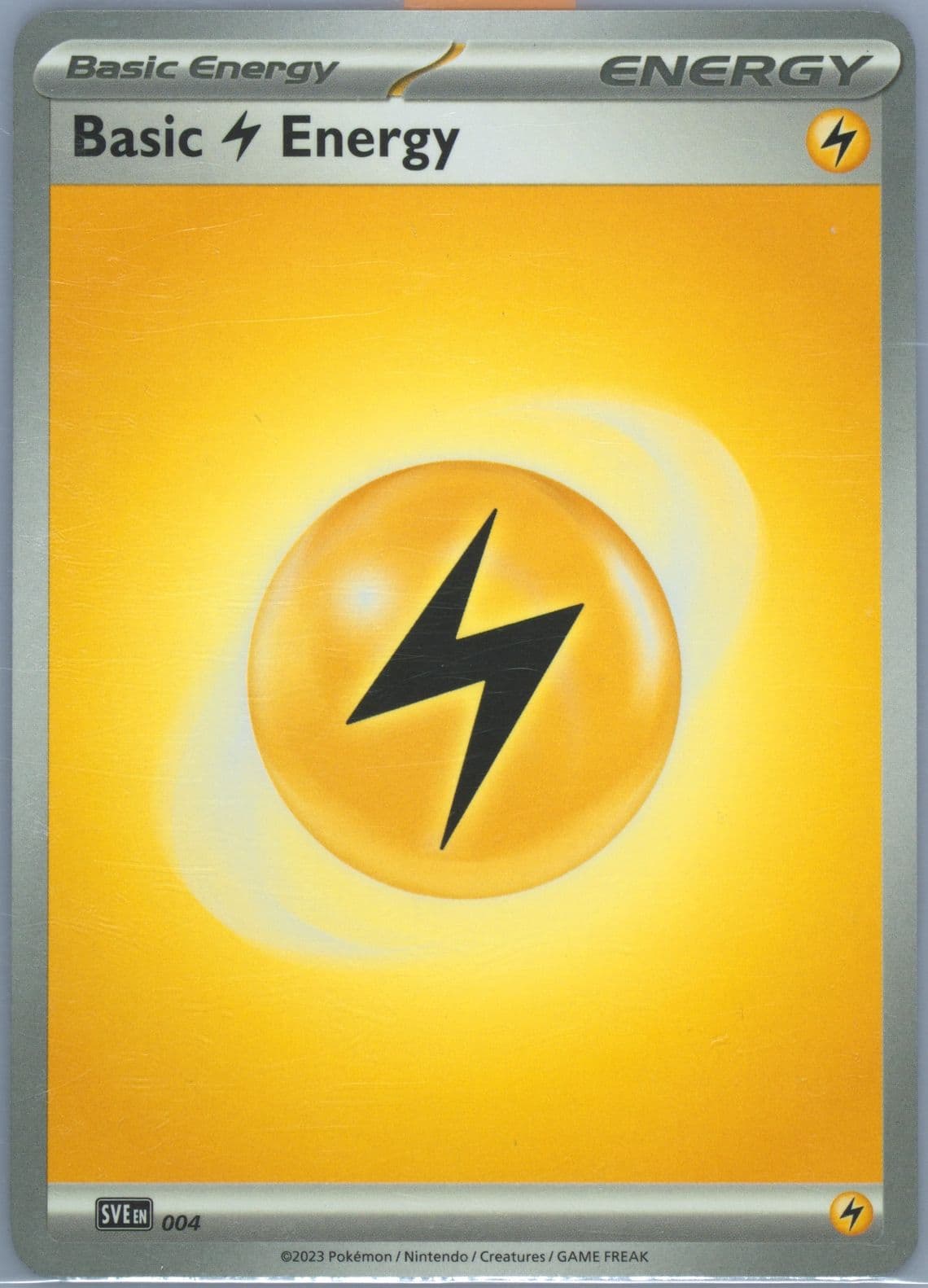 Basic Lightning Energy (004) 2023 Pokemon Sve EN-Basic Energies