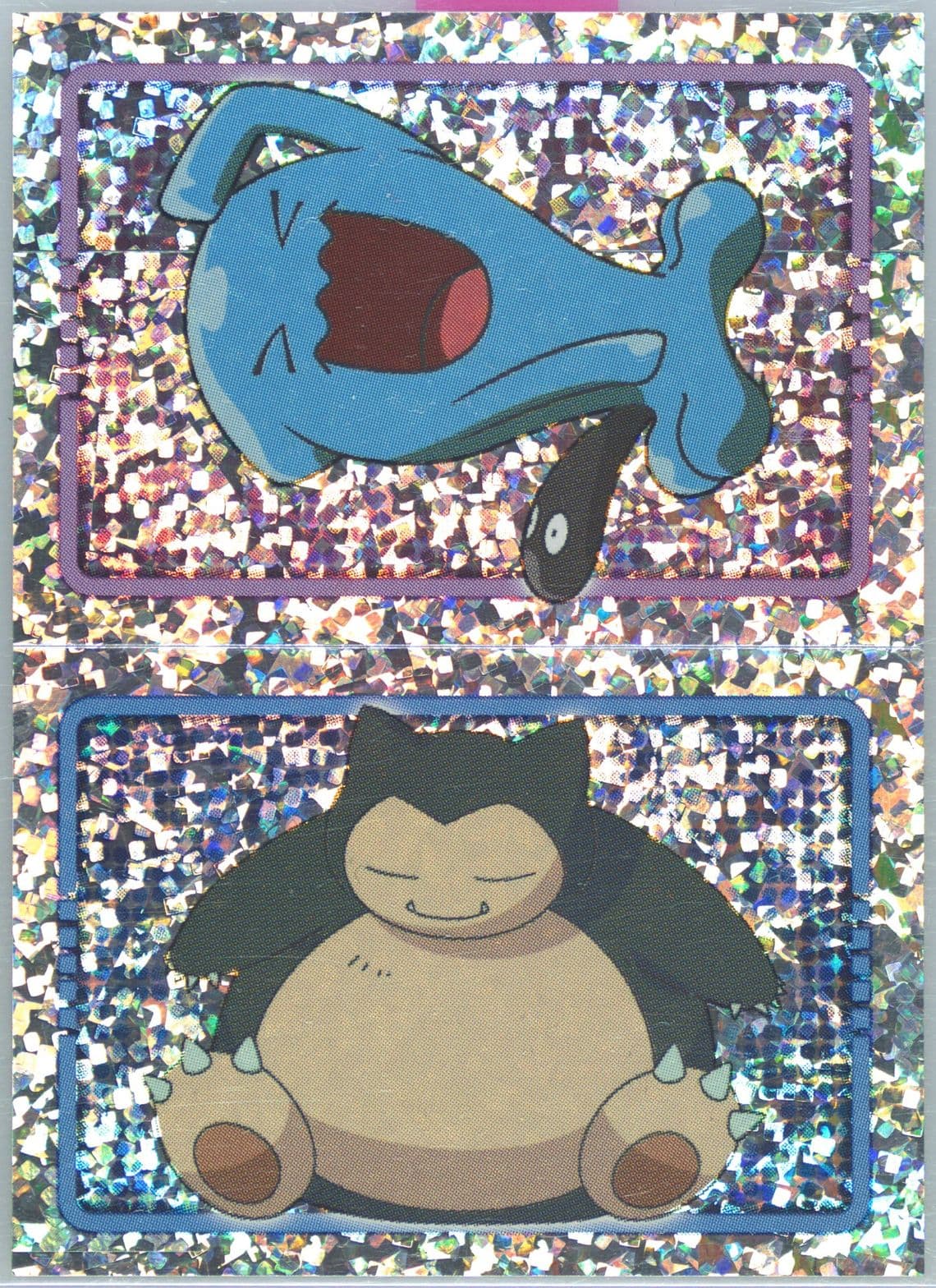 Snorlax/Wobbuffet () 2005 Merlin Pokemon Ultimate Stickers
