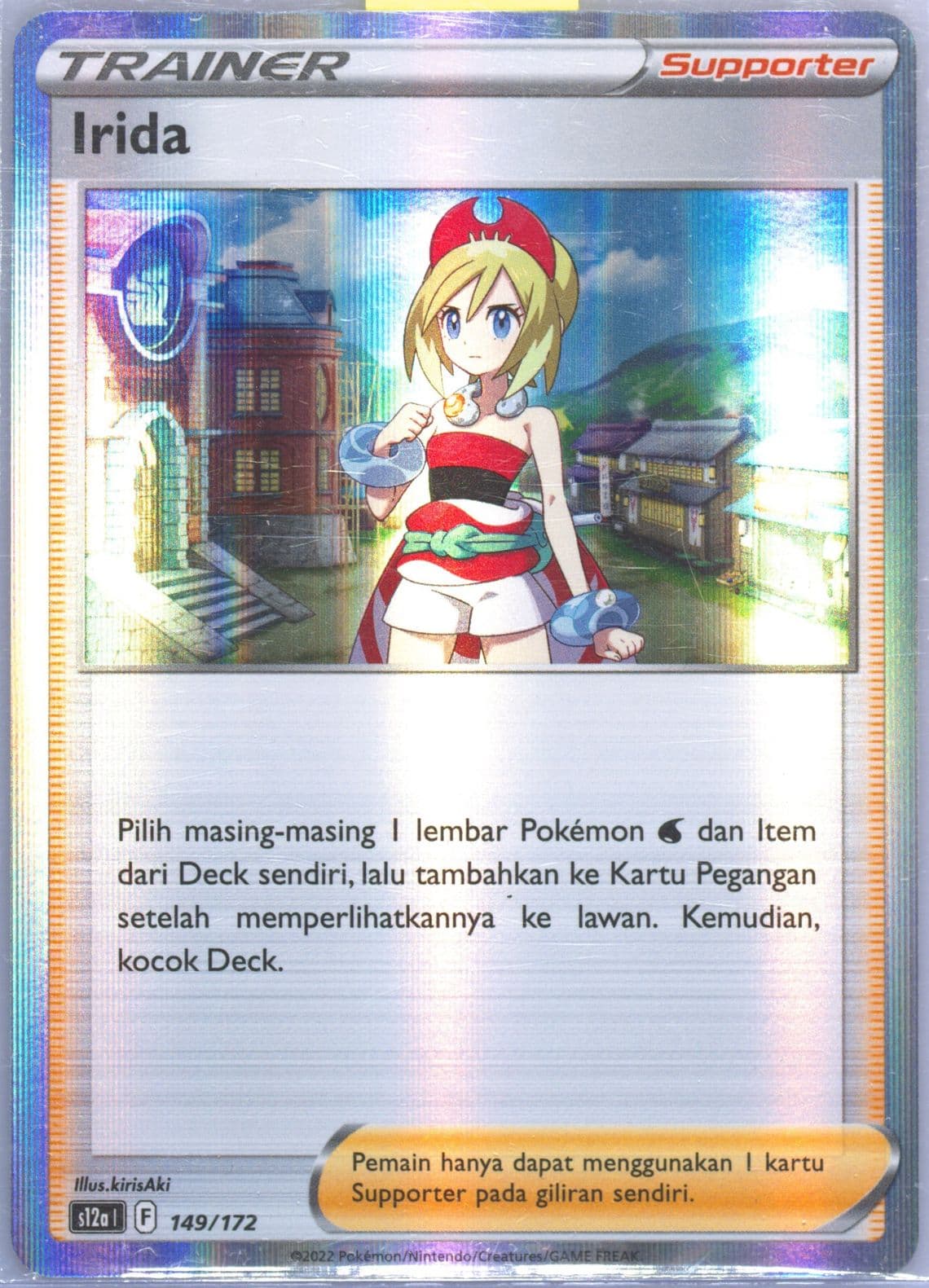 Irida-Holo (149) 2022 Pokemon Indonesian Sword & Shield Vstar Universe