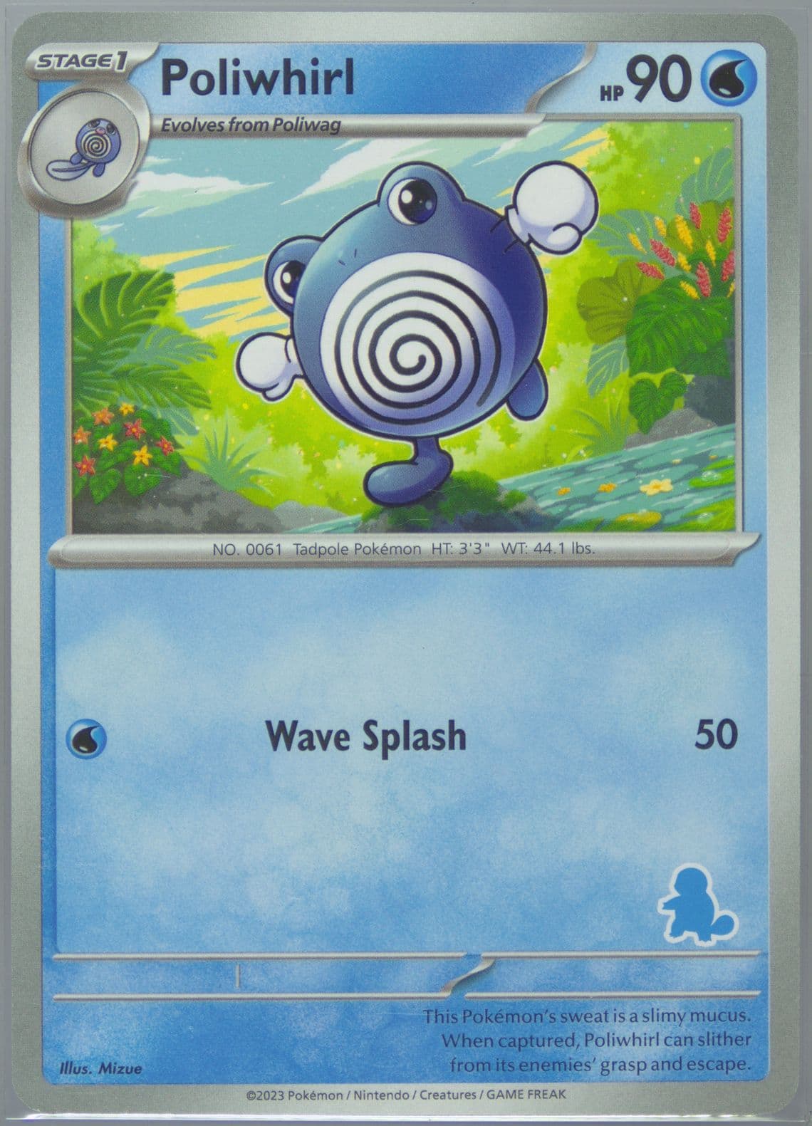 Poliwhirl 2023 Pokemon My First Battle-Squirtle Deck