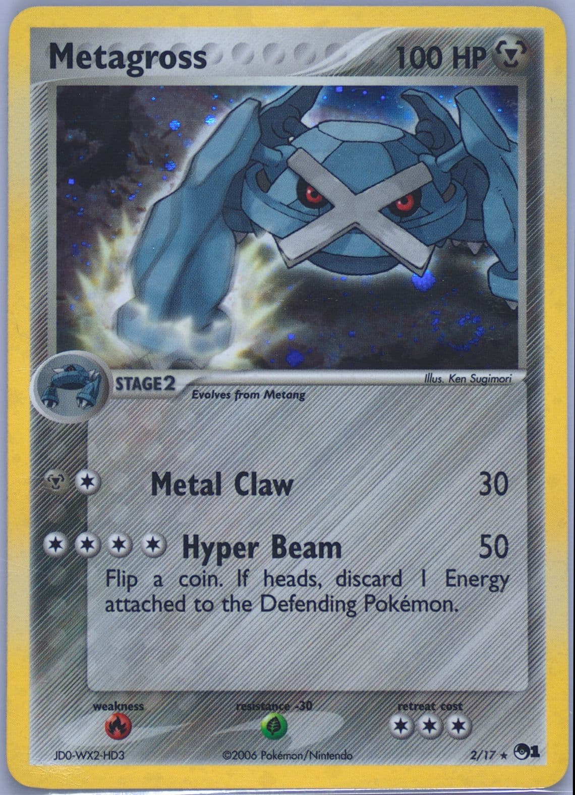 Metagross-Holo (2) 2006 Pokemon Pop Series 1