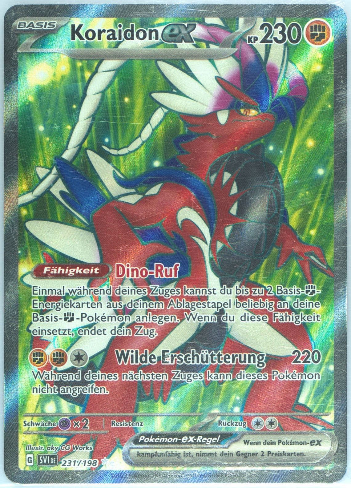 Koraidon EX Ultra Rare (231) 2023 Pokemon German Svi de-Scarlet & Violet