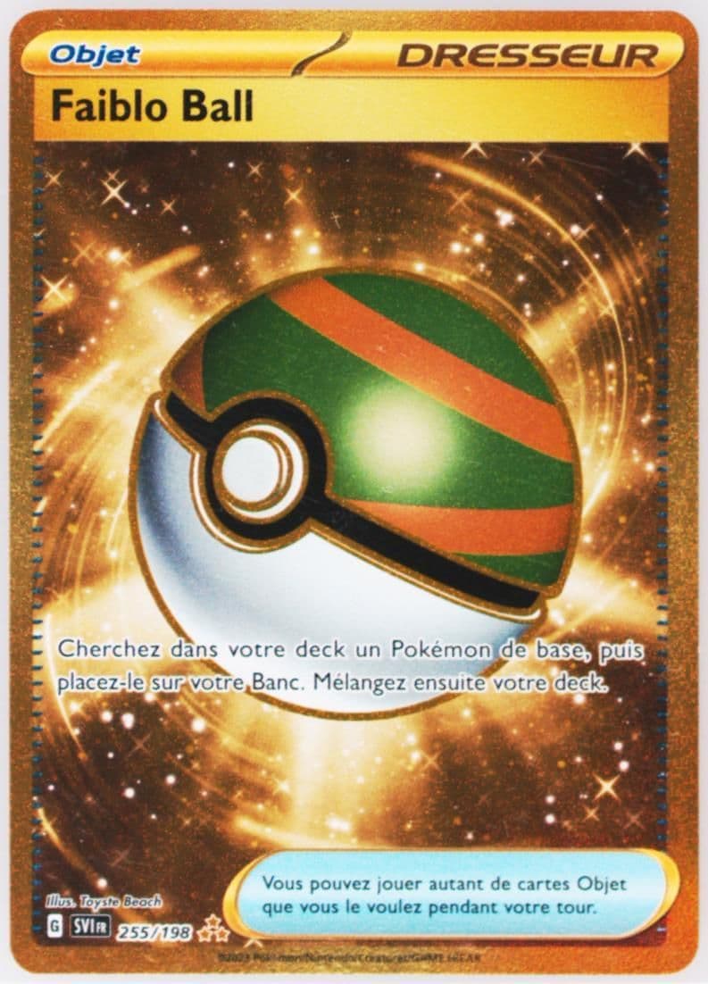 Nest Ball Hyper Rare (255) 2023 Pokemon French Svi FR-Scarlet & Violet