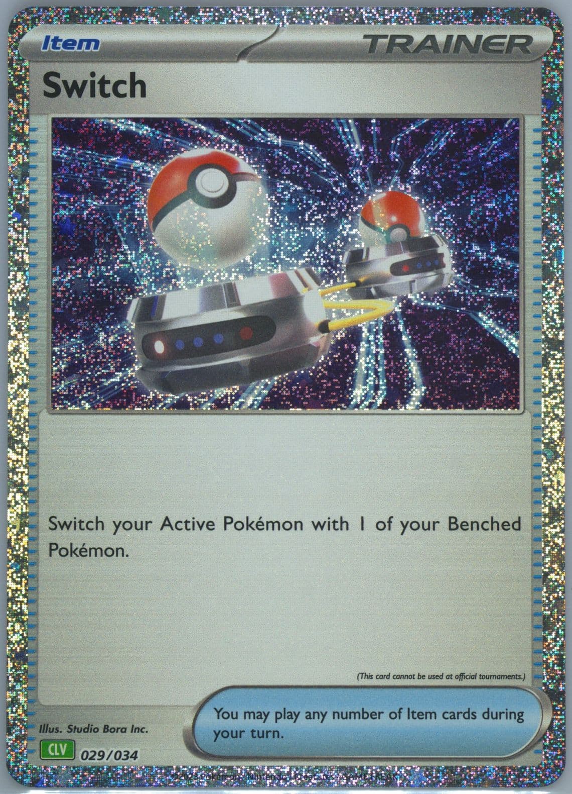 Switch (029) 2023 Pokemon CLV-Trading Card Game Classic Venusaur & Lugia EX Deck