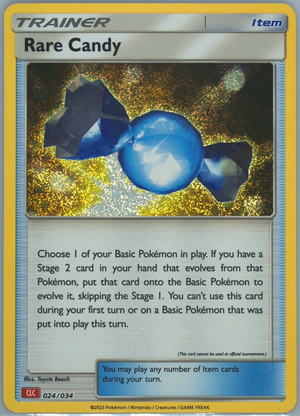 Rare Candy (024) 2023 Pokemon Clc-Trading Card Game Classic Charizard & HO-Oh EX Deck