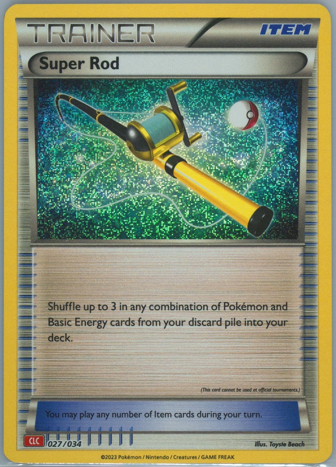 Super Rod (027) 2023 Pokemon Clc-Trading Card Game Classic Charizard & HO-Oh EX Deck