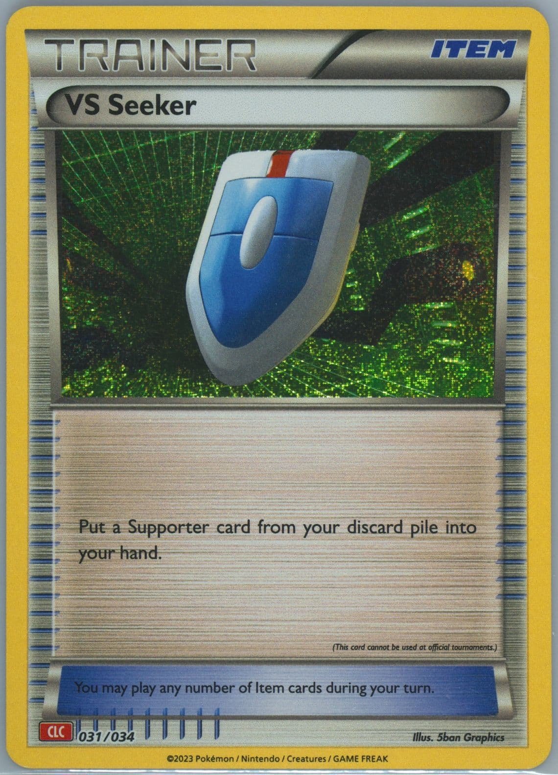 VS Seeker (031) 2023 Pokemon Clc-Trading Card Game Classic Charizard & HO-Oh EX Deck