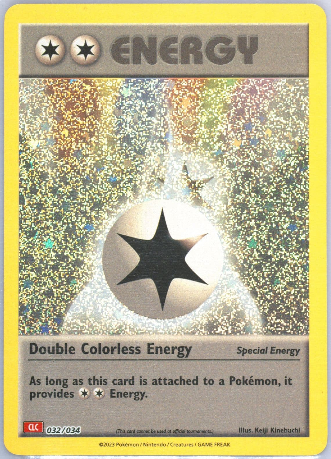 Double Colorless Energy (032) 2023 Pokemon Clc-Trading Card Game Classic Charizard & HO-Oh EX Deck