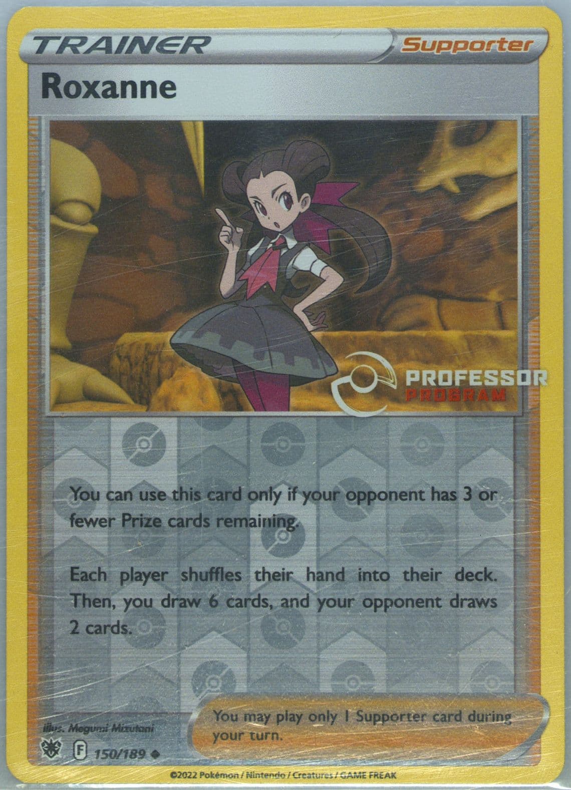 Roxanne-Reverse Foil Professor Program (150) 2022 Pokemon Sword & Shield Astral Radiance