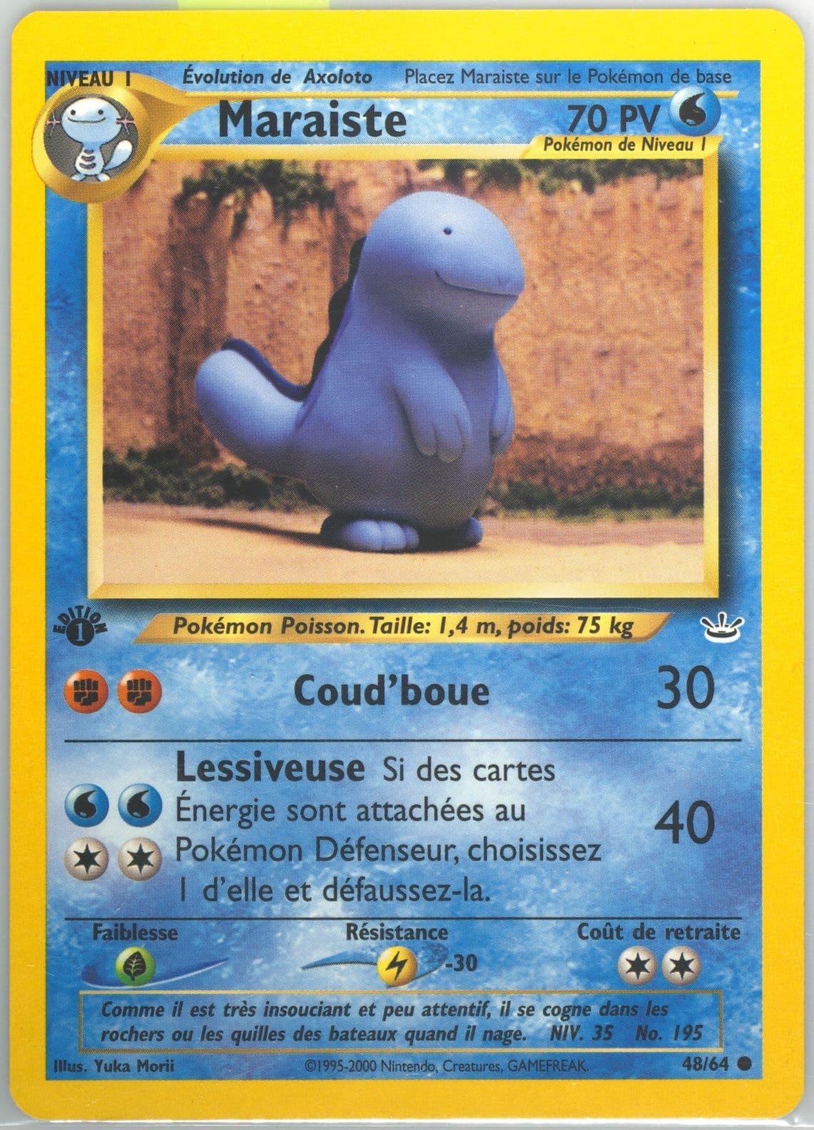 Maraiste 1st Edition (48) 2002 Pokemon French Neo Revelation