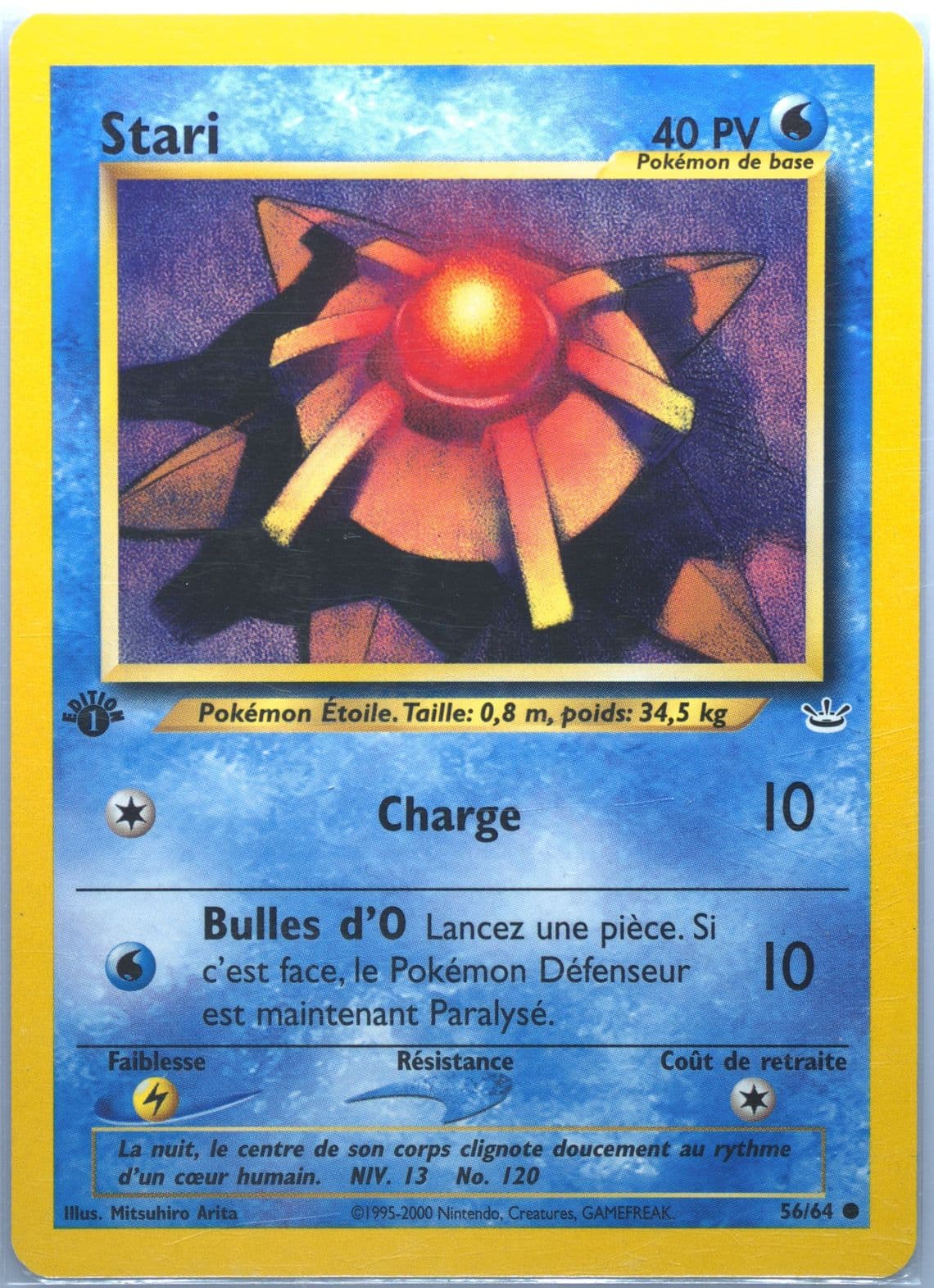 Stari 1st Edition (56) 2002 Pokemon French Neo Revelation