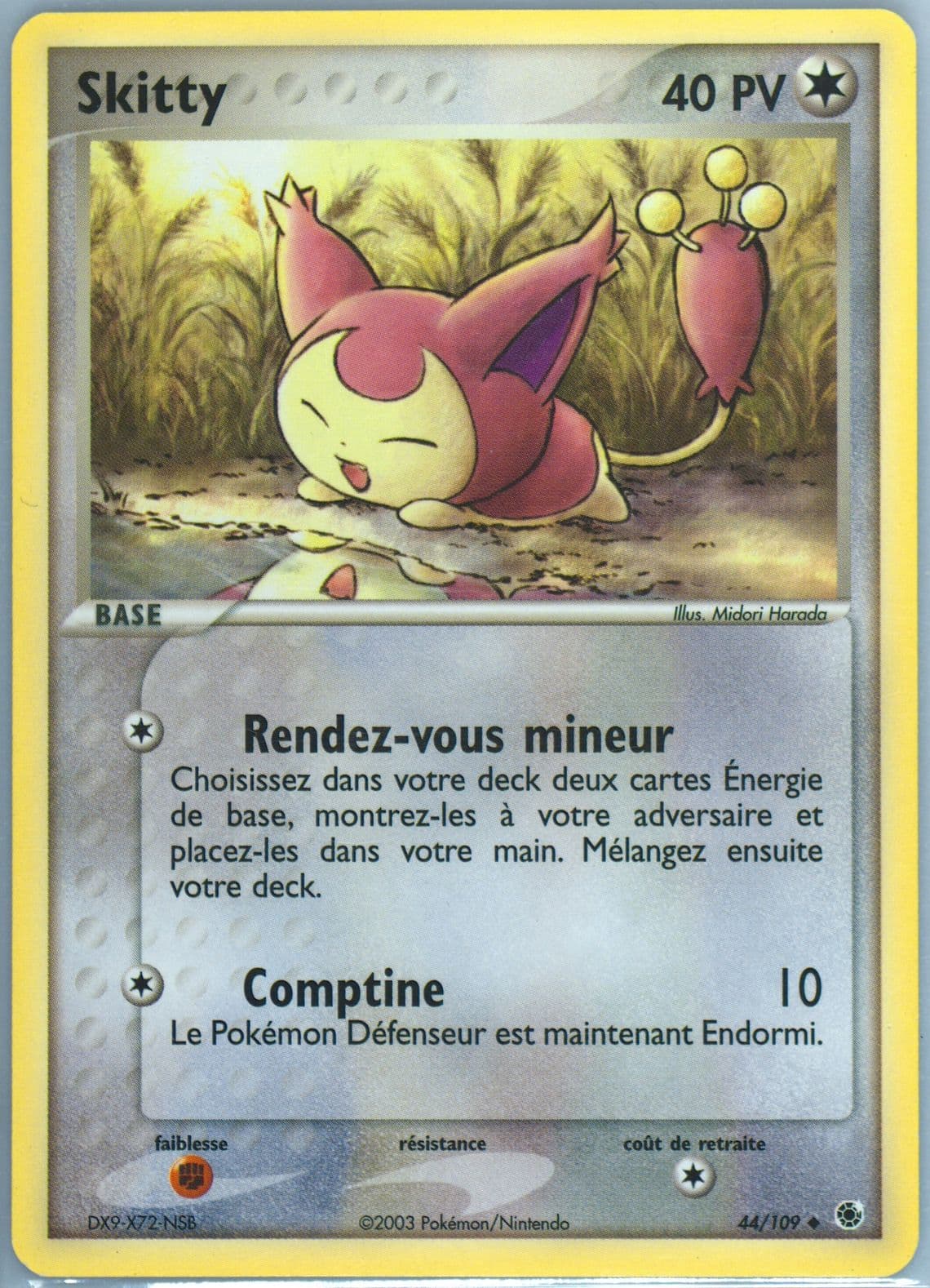 Skitty French (44) 2003 Pokemon EX Ruby & Sapphire