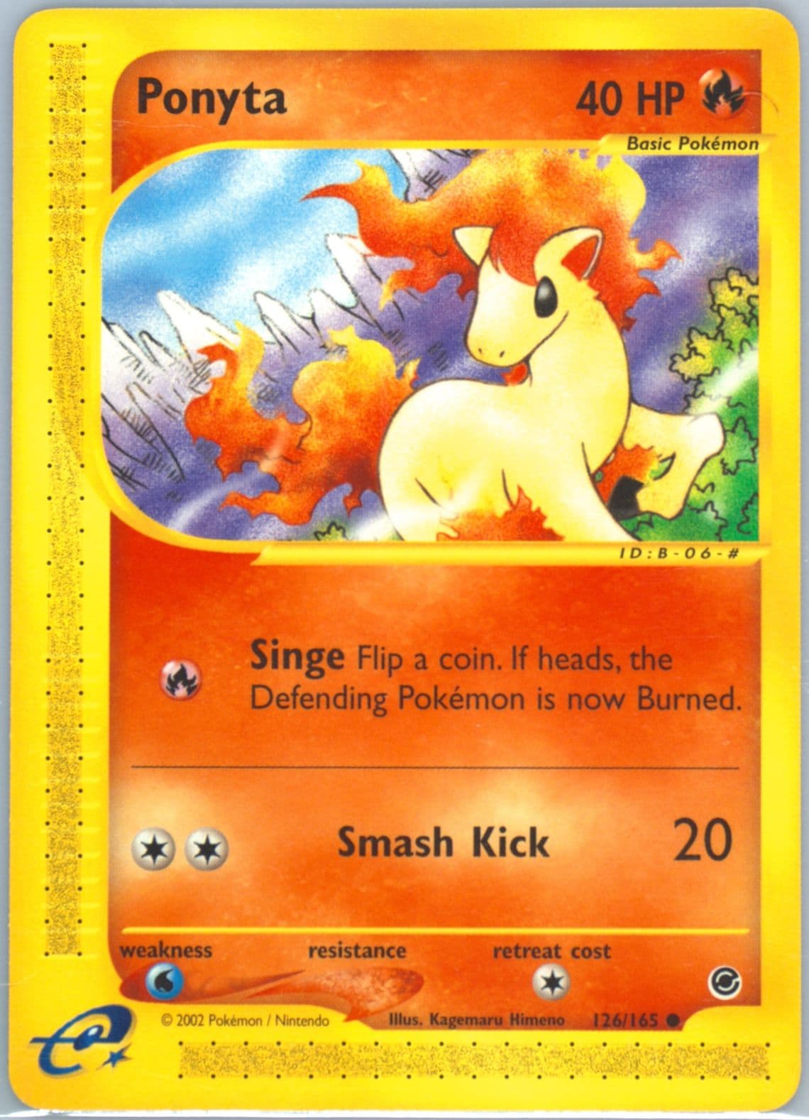 Ponyta (126) 2002 Pokemon Expedition