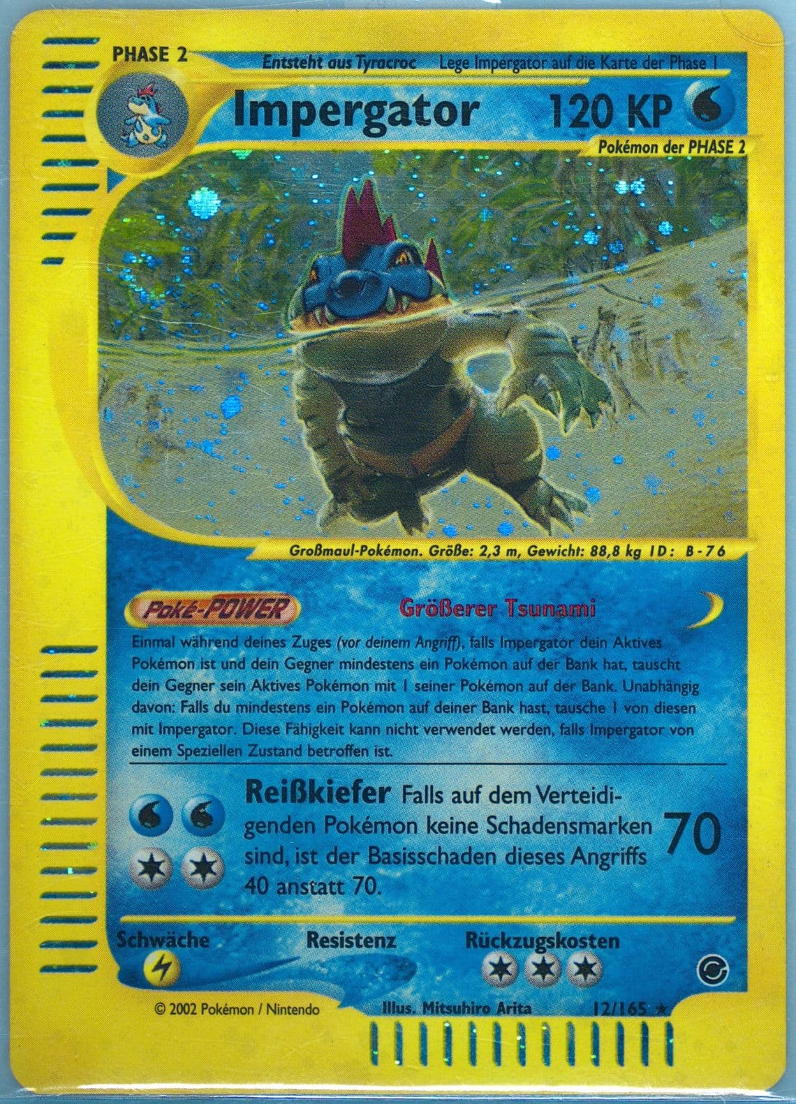 Impergator-Holo German (47) 2002 Pokemon Expedition