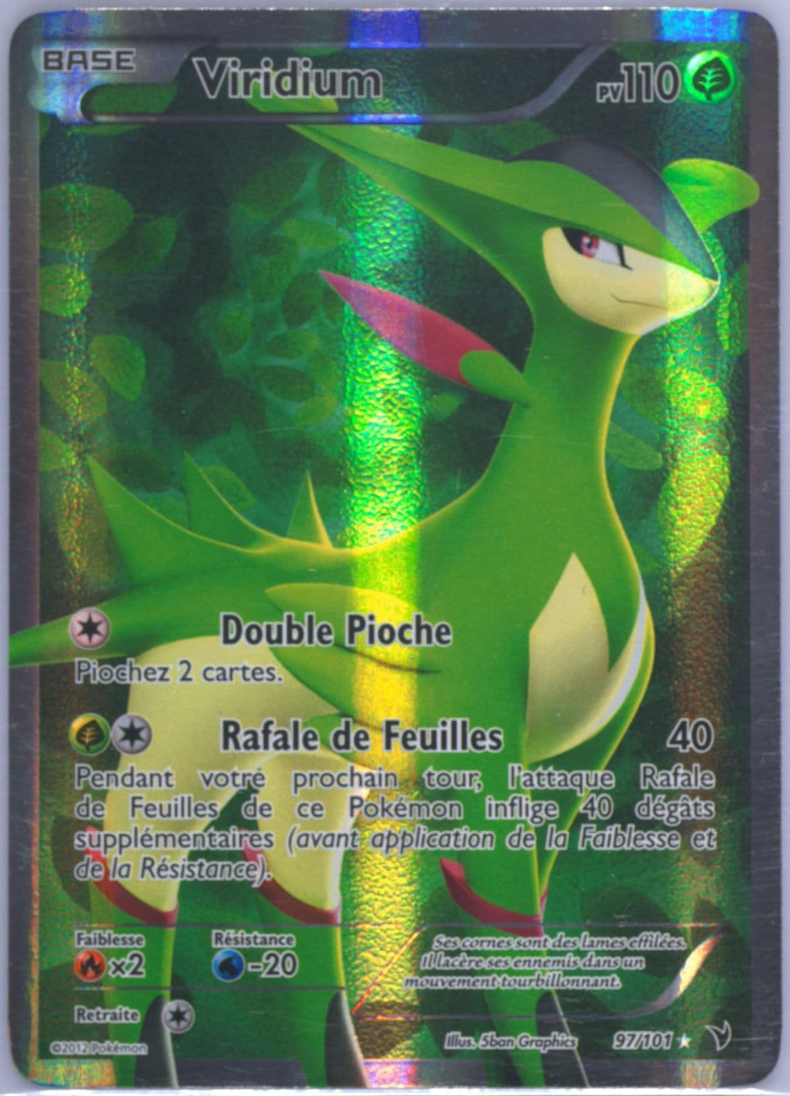 Full Art/Viridium (97) 2012 Pokemon French Black & White Noble Victories