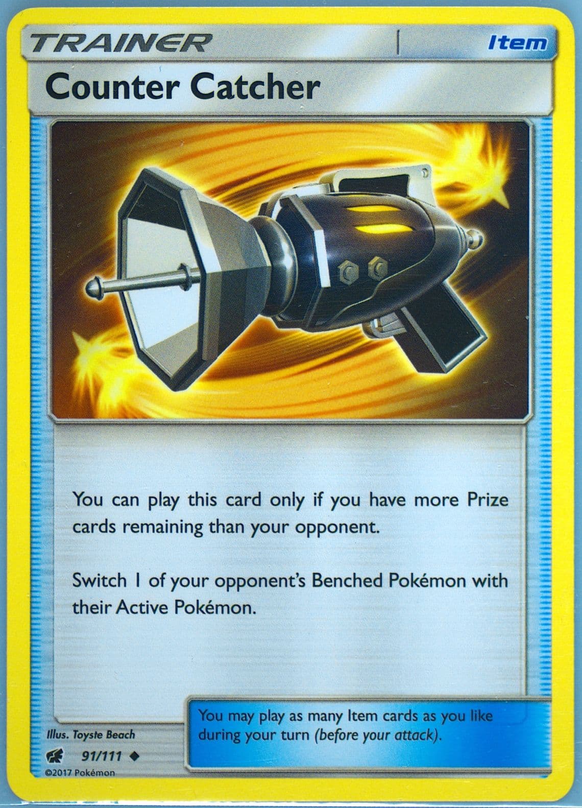 Counter Catcher (91) 2017 Pokemon Sun & Moon Crimson Invasion