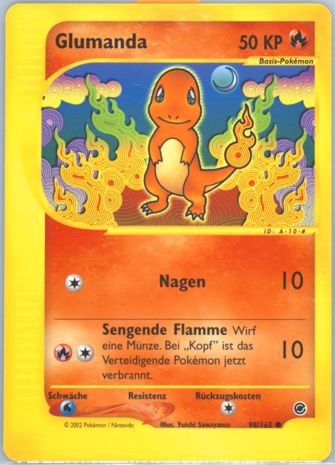 Glumanda German (98) 2002 Pokemon Expedition