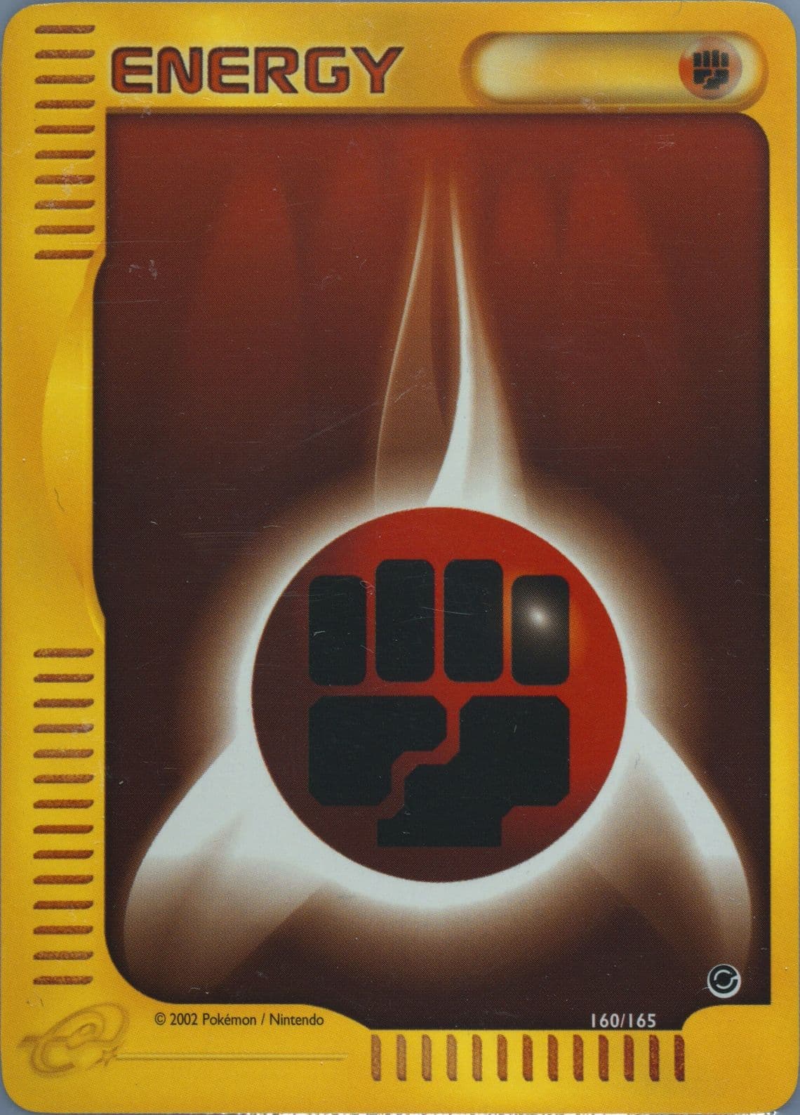 Fighting Energy (160) 2002 Pokemon Expedition