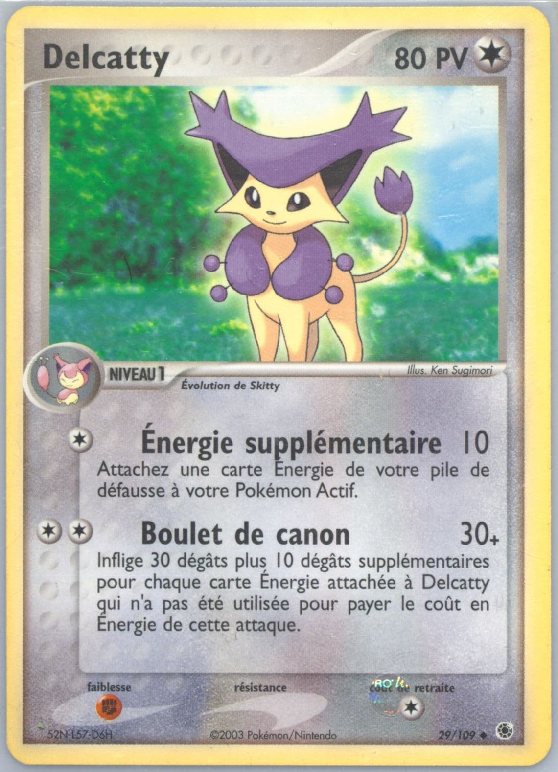 Delcatty French (29) 2003 Pokemon EX Ruby & Sapphire