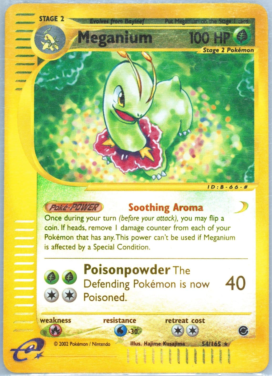 Meganium-Reverse Foil (54) 2002 Pokemon Expedition
