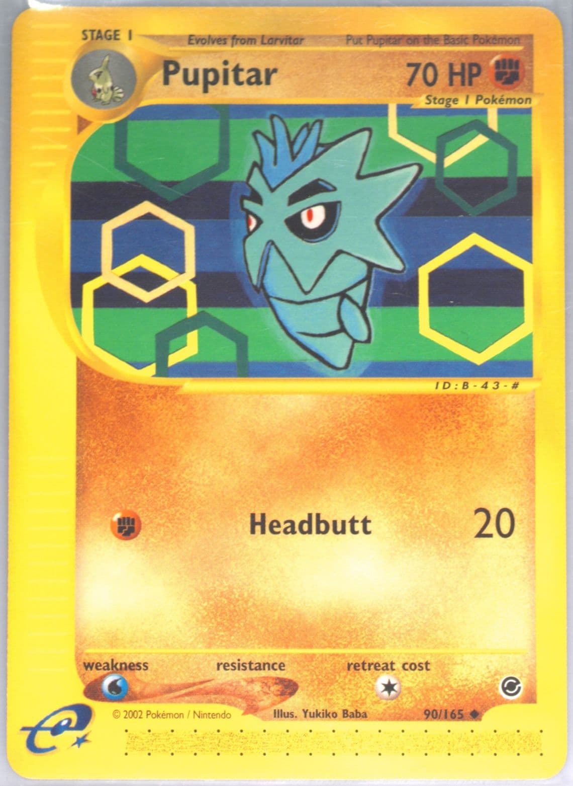 Pupitar (90) 2002 Pokemon Expedition