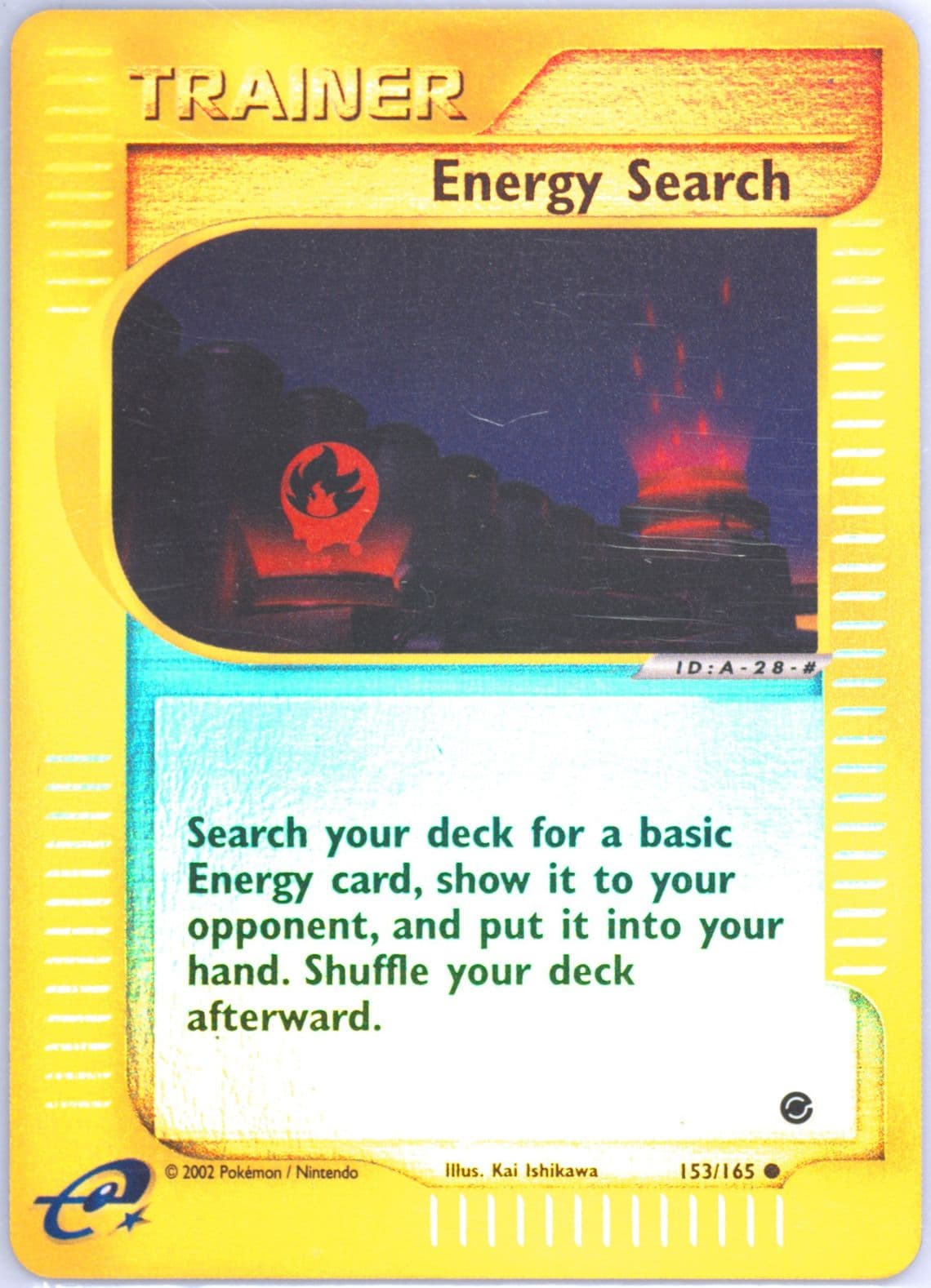 Energy Search-Reverse Foil (153) 2002 Pokemon Expedition