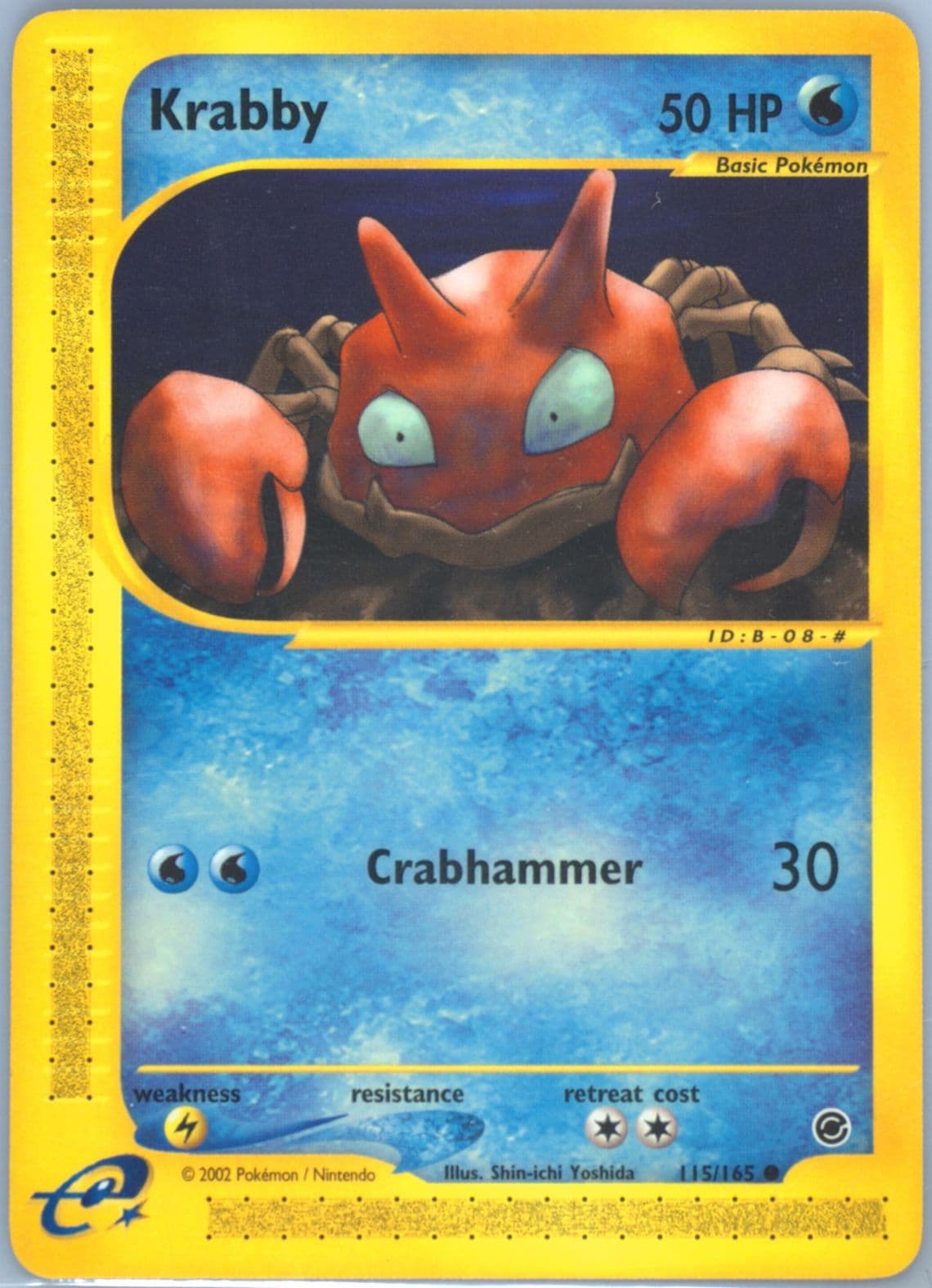 Krabby (115) 2002 Pokemon Expedition