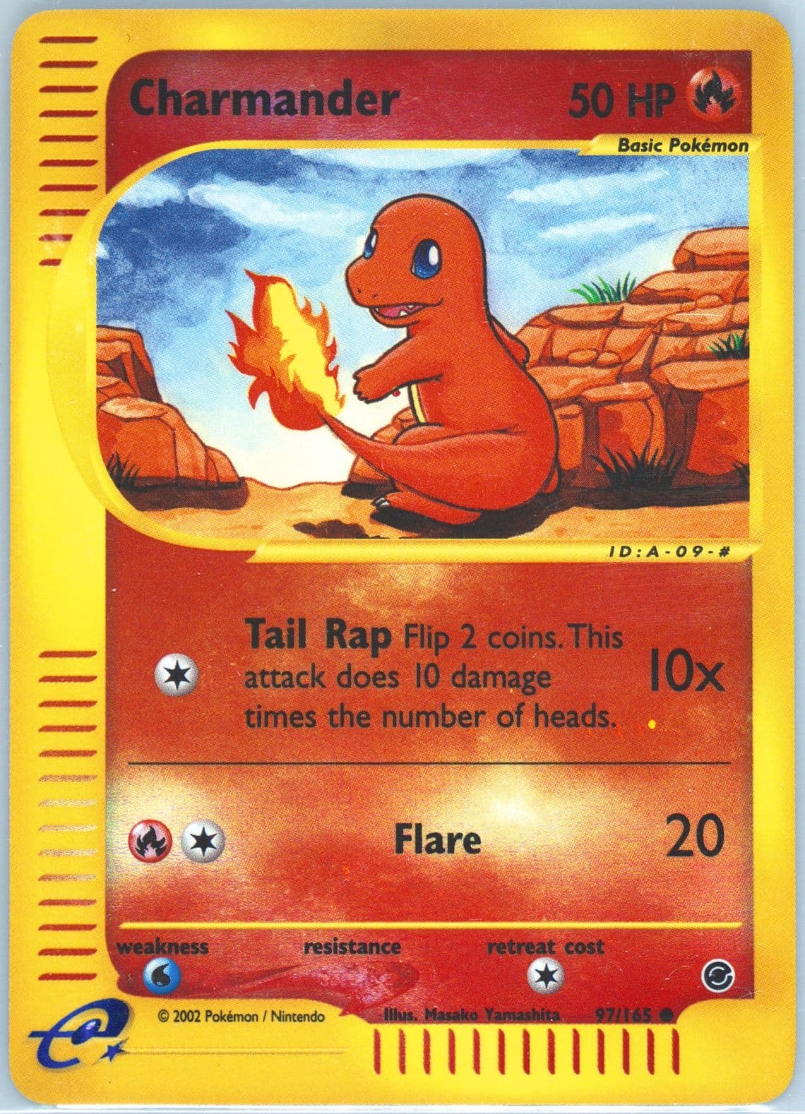 Charmander-Reverse Foil (97) 2002 Pokemon Expedition