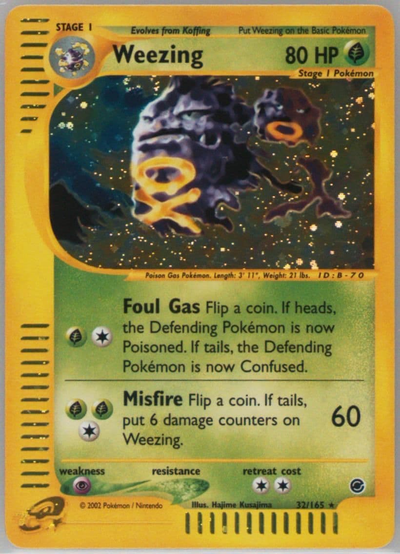 Weezing-Holo (32) 2002 Pokemon Expedition