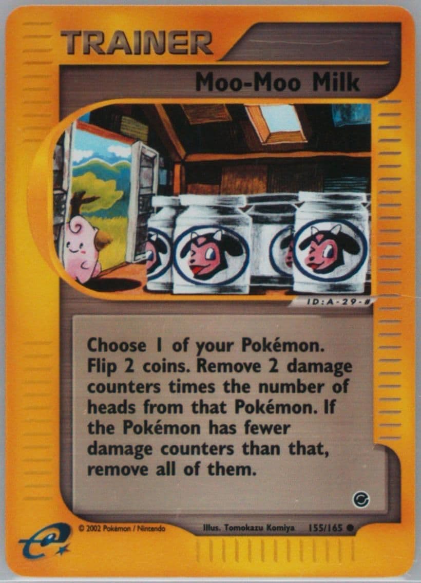 Moo-Moo Milk-Reverse Foil (155) 2002 Pokemon Expedition