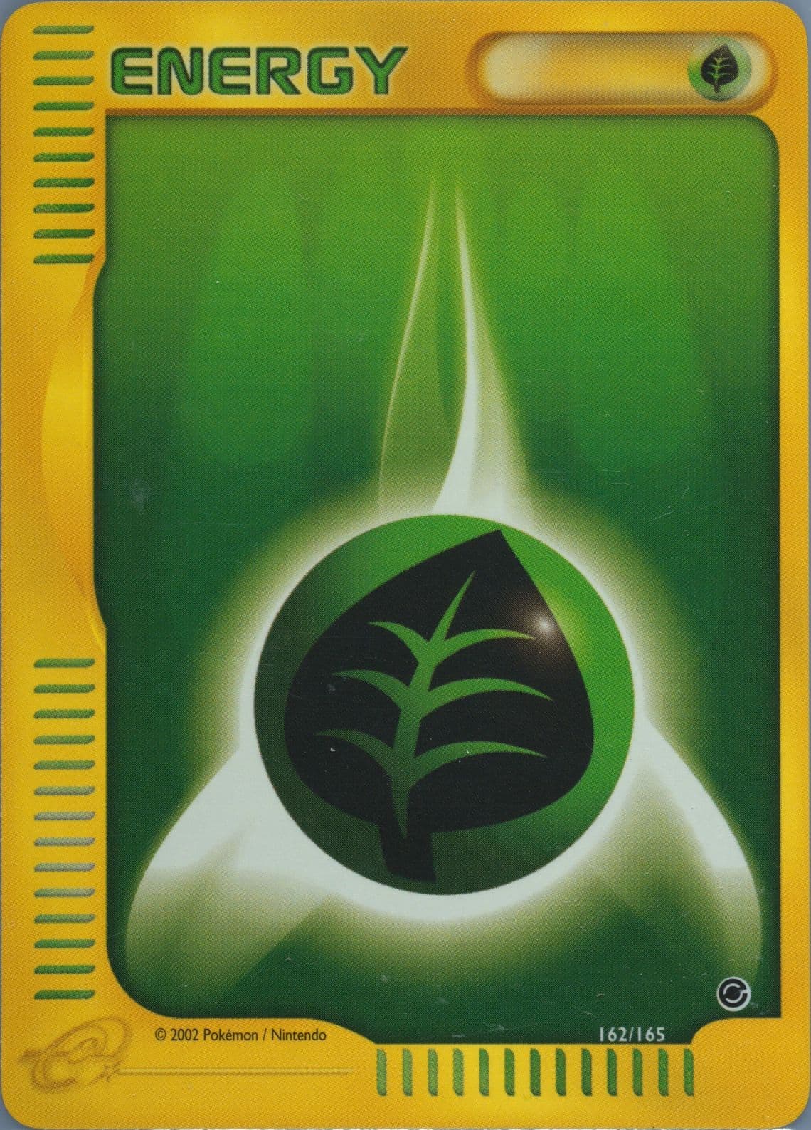 Grass Energy (162) 2002 Pokemon Expedition