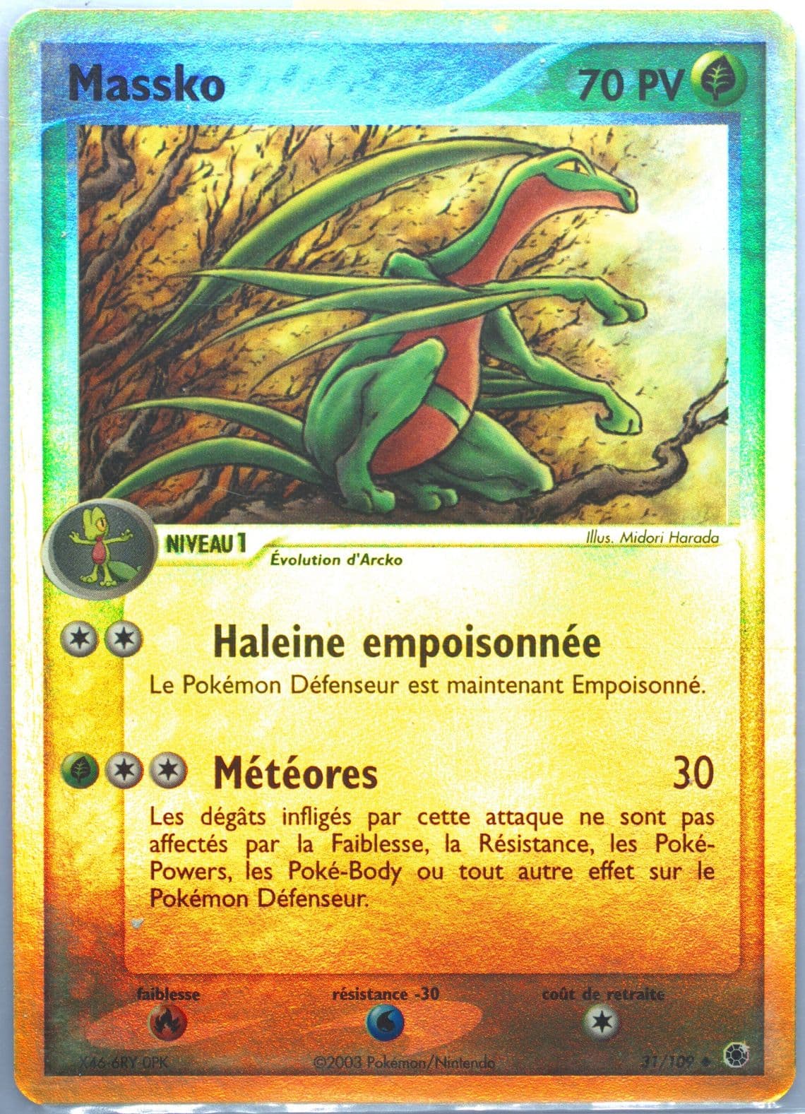 Massko-Reverse Foil French (31) 2003 Pokemon EX Ruby & Sapphire