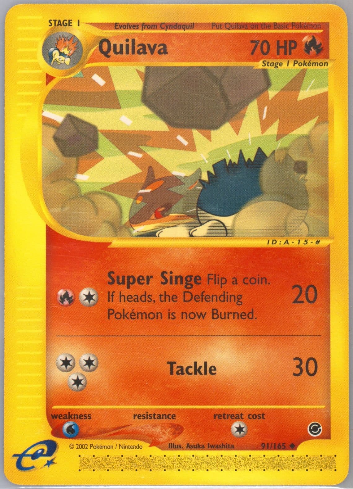 Quilava (91) 2002 Pokemon Expedition