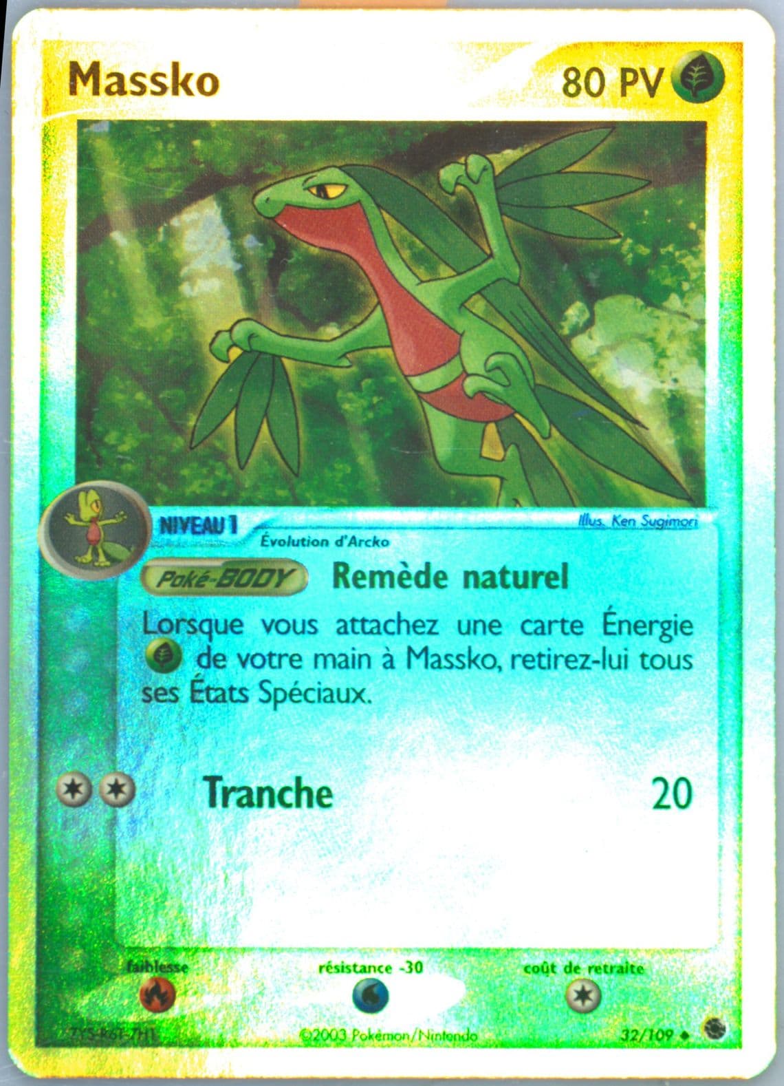 Massko-Reverse Foil French (32) 2003 Pokemon EX Ruby & Sapphire