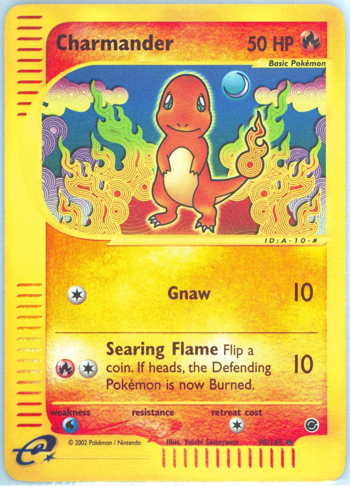 Charmander-Reverse Foil (98) 2002 Pokemon Expedition