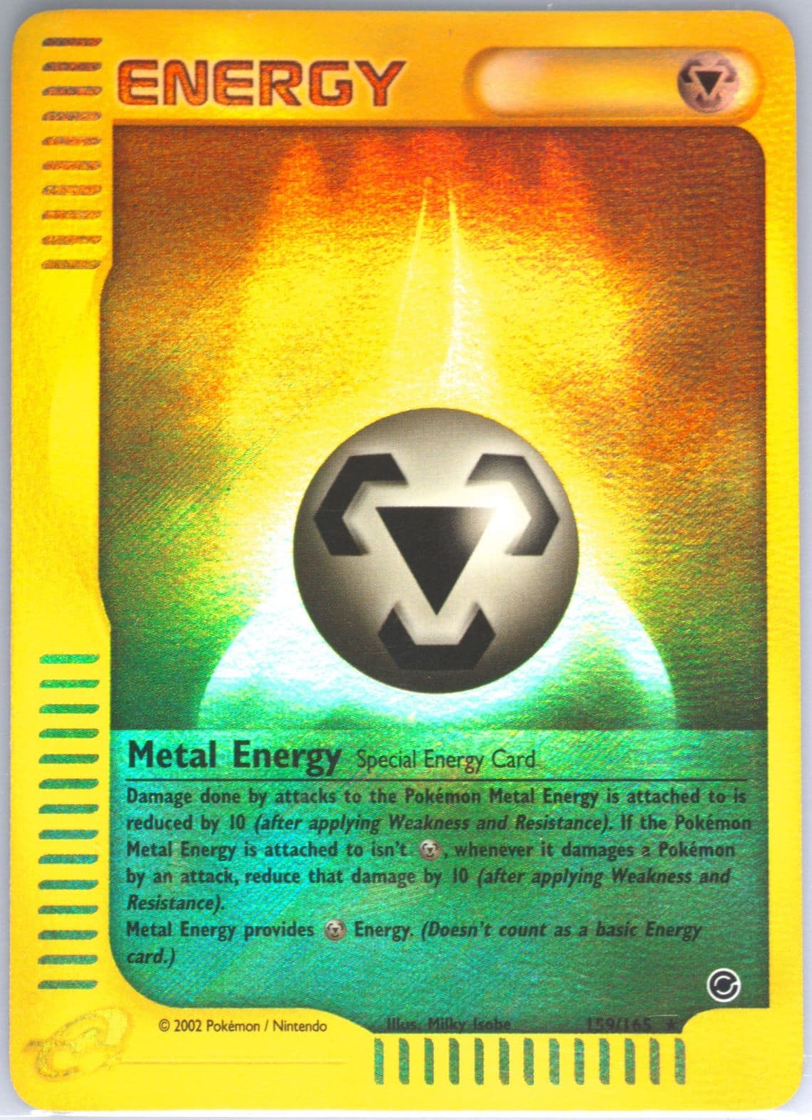 Metal Energy-Reverse Foil (159) 2002 Pokemon Expedition