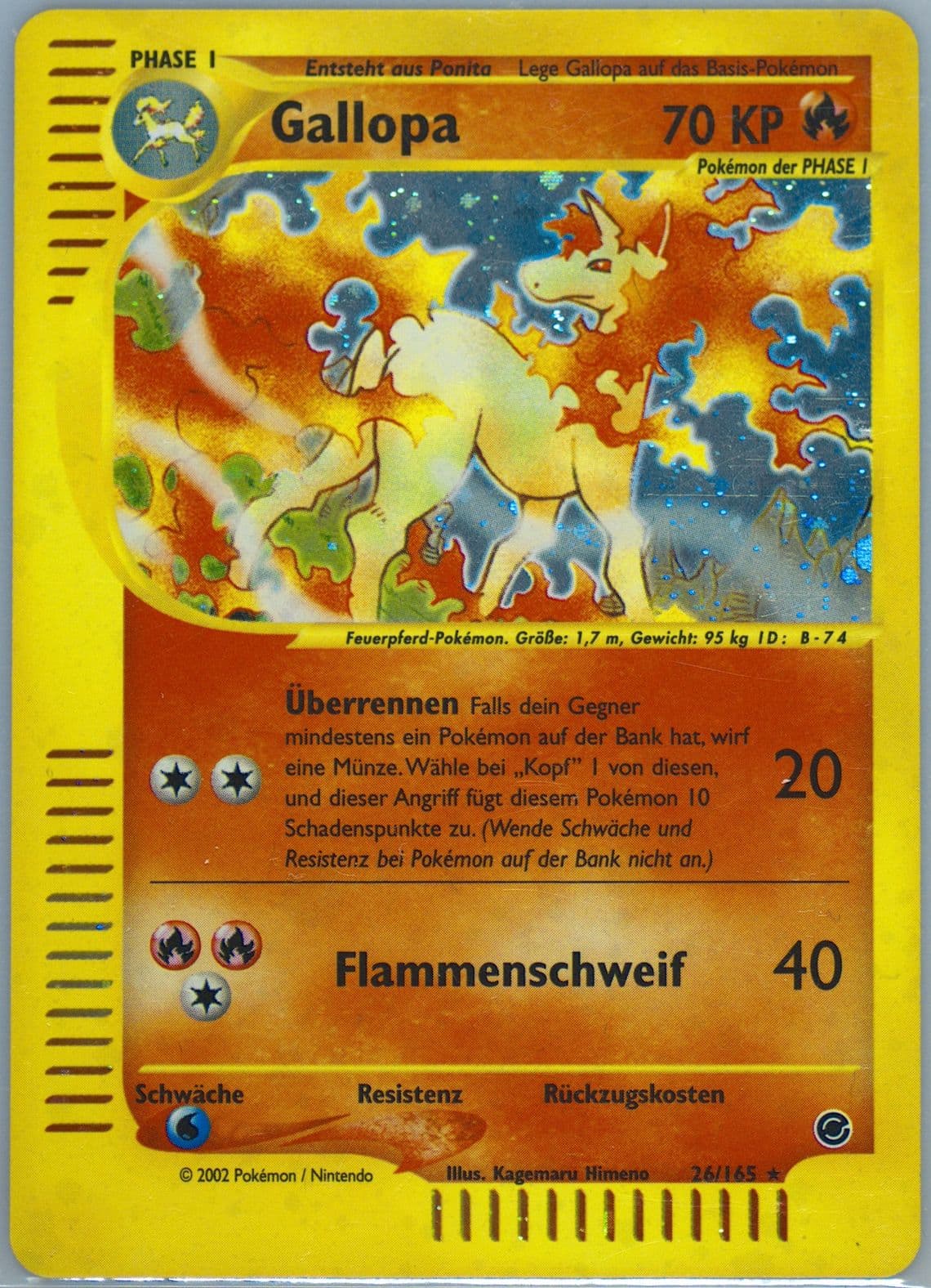 Gallopa-Holo German (26) 2002 Pokemon Expedition