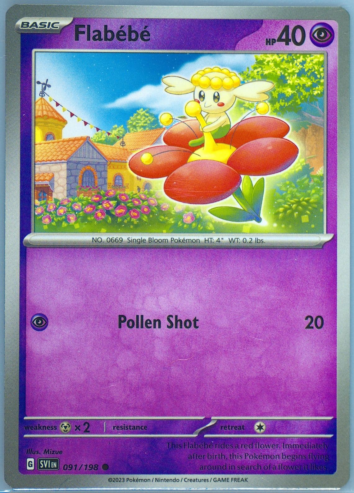Flabébé (091) 2023 Pokemon Svi EN-Scarlet & Violet