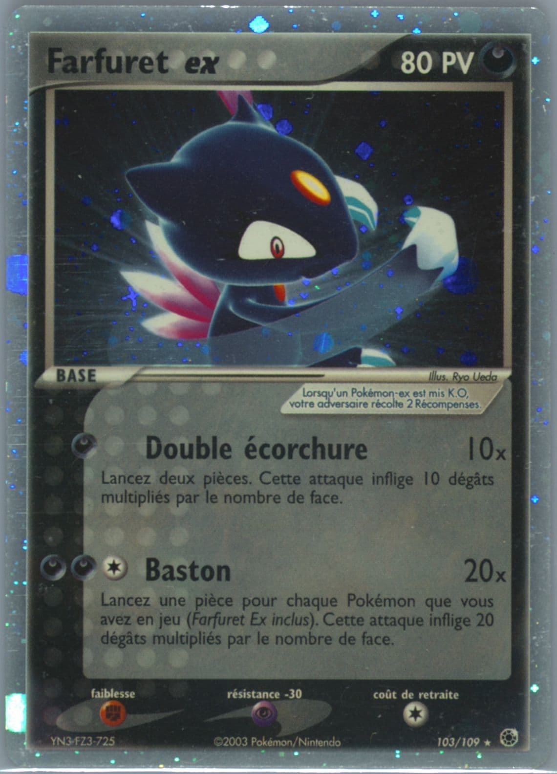 Farfuret EX-Holo French (103) 2003 Pokemon EX Ruby & Sapphire