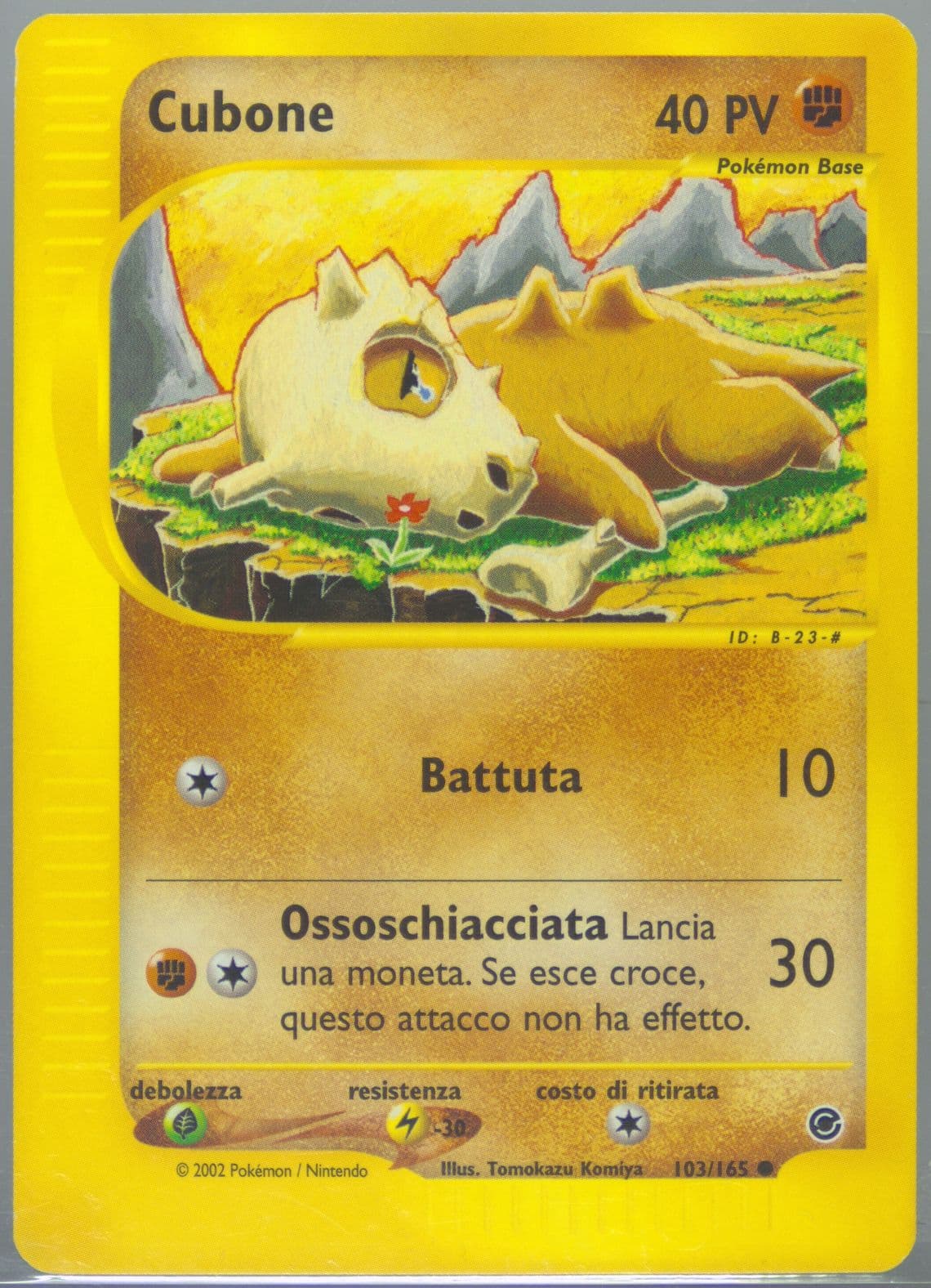 Cubone Italian (103) 2002 Pokemon Expedition