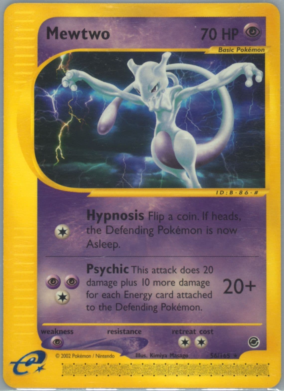 Mewtwo (56) 2002 Pokemon Expedition