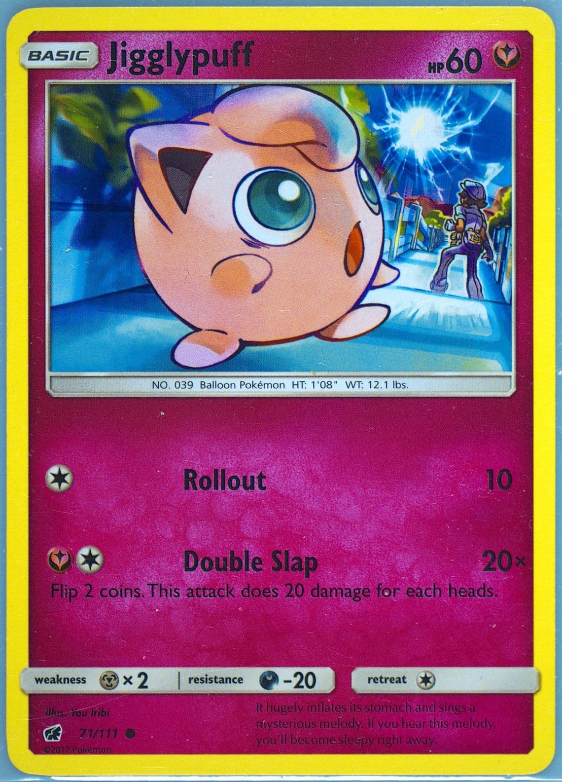 Jigglypuff (71) 2017 Pokemon Sun & Moon Crimson Invasion